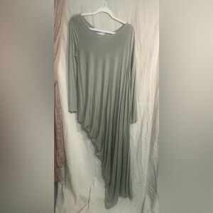 Free People Beach Collection Elegant Green Asymmetrical Dress- NWT